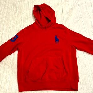 Red Polo by Ralph Lauren hoodie. Size L Mens